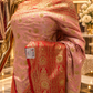 "The Luxury Pastel Pink" Premium Banarasi Silk Saree