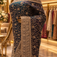 "The Deep Peacock Teal Blue" Premium Designer Saree