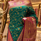 "The Emerald Green" Premium Banarasi Silk Saree