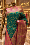 "The Emerald Green" Premium Banarasi Silk Saree