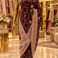 “The Royal Garnet” Premium Designer Saree