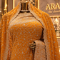 "The Royal Yellow" Premium Designer Saree With Veil