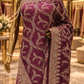 "The Deep Plum" Premium Wedding Wear Saree