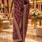 "The Deep Plum" Premium Wedding Wear Saree