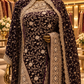 "The Deep Purple" Premium Designer Saree With Veil