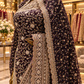 "The Deep Purple" Premium Designer Saree With Veil