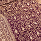"The Deep Purple" Premium Designer Saree With Veil