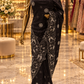 “The Stunning Black” Premium Designer Saree