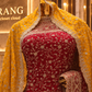 "The Luxury Raspberry Pink" Premium Wedding Wear Saree With Veil
