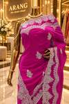 "The Magenta Pink" Premium Designer Saree