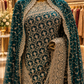 "The Royal Emerald Green" Premium Designer Saree with Veil