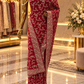 "The Bridal Ruby Red" Premium Designer Saree