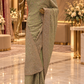 "The Elegant Sage Green" Premium Designer Saree