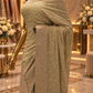 "The Elegant Sage Green" Premium Designer Saree