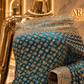 "The Peacock Teal" Premium Designer Saree