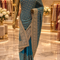 "The Peacock Teal" Premium Designer Saree