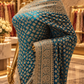 "The Peacock Teal" Premium Designer Saree