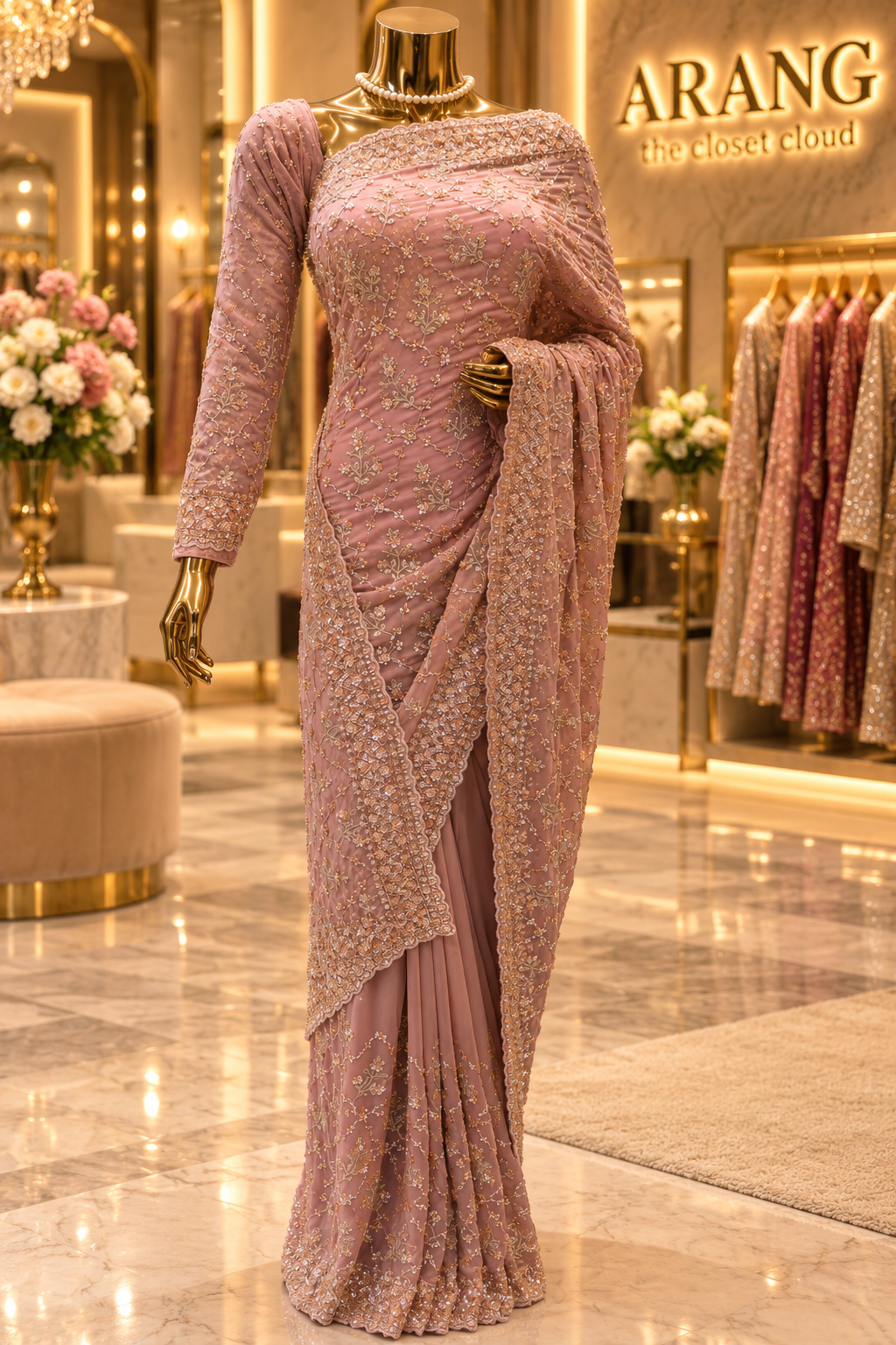 "The Royal Lilac" Premium Designer Saree