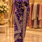 "The Royal Purple" Premium Wedding Wear Saree