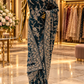 "The Regal Peacock Teal" Premium Wedding Wear Saree