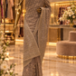 "The Exquisite Champagne Taupe" Premium Designer Saree