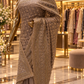 "The Exquisite Champagne Taupe" Premium Designer Saree