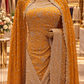 "The Royal Yellow" Premium Designer Saree with Veil