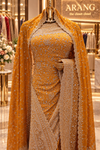 "The Royal Yellow" Premium Designer Saree with Veil