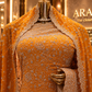 "The Royal Yellow" Premium Designer Saree with Veil