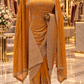 "The Royal Yellow" Premium Designer Saree with Veil