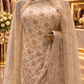 "The Ivory White" Premium Designer Saree with Veil