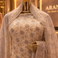 "The Ivory White" Premium Designer Saree with Veil