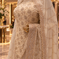 "The Ivory White" Premium Designer Saree with Veil