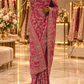 "The Deep Rose Pink" Premium Wedding Wear Saree