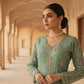 The Designer Double Shade Front Open Style Ready to Wear Dress