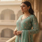 The Designer Double Shade Front Open Style Ready to Wear Dress