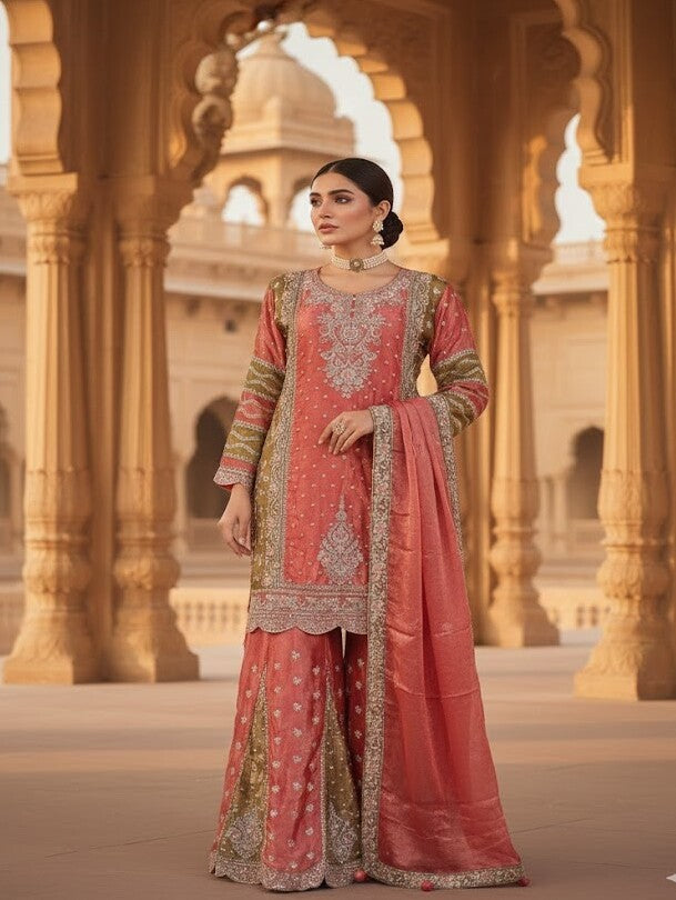 The Elegant Designer Luxury Style Ready to Wear Dress