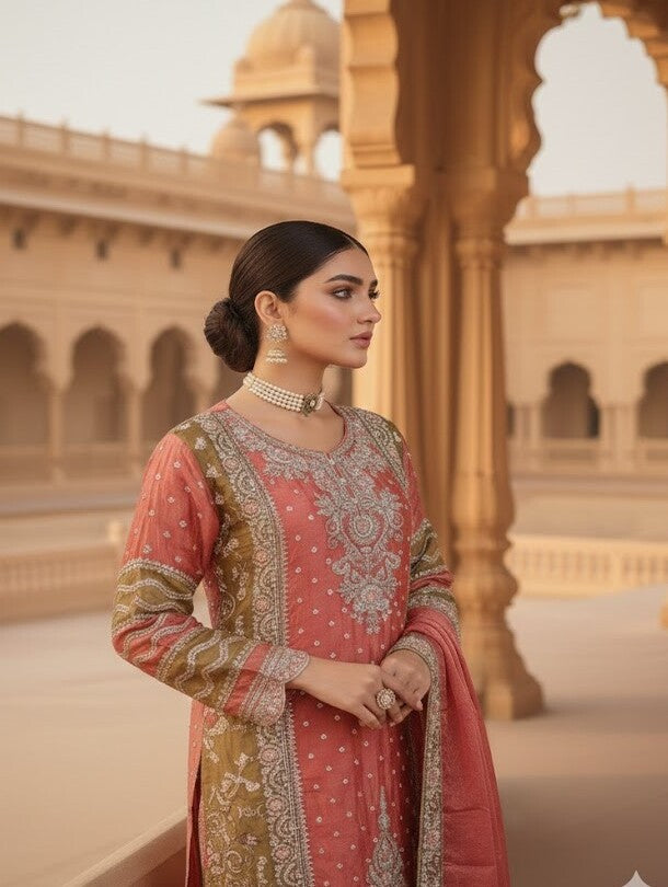 The Elegant Designer Luxury Style Ready to Wear Dress