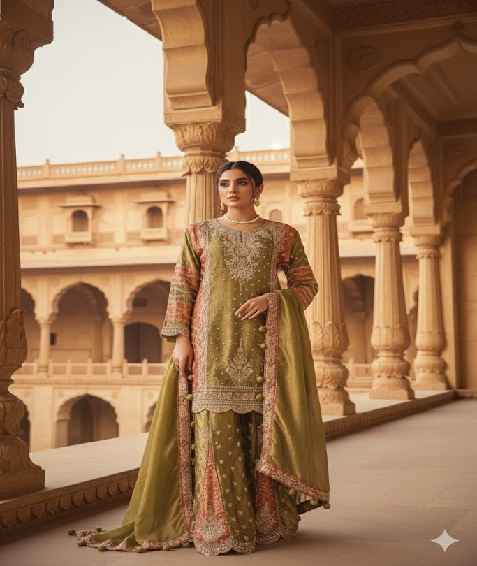 The Elegant Designer Luxury Style Ready to Wear Dress