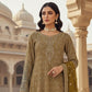 The Designer Luxury Double Shade Frock Style Ready to Wear Dress