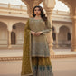 The Designer Luxury Double Shade Frock Style Ready to Wear Dress