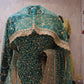 "The Zirconium Green" Premium Bridal Saree With Veil