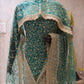 "The Zirconium Green" Premium Bridal Saree With Veil