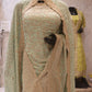 "The Bridal Mint Green" Designer Saree with Stunning Veil