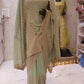 "The Bridal Mint Green" Designer Saree with Stunning Veil