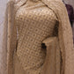 “The Ceramic White” Premium Designer Saree with Veil