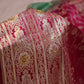 “The Persian Green Duet” Premium Banarasi Silk Saree