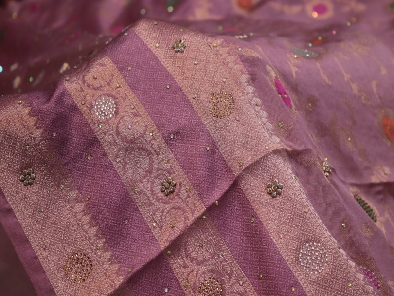 “The Lilac” Premium Banarasi Silk Saree