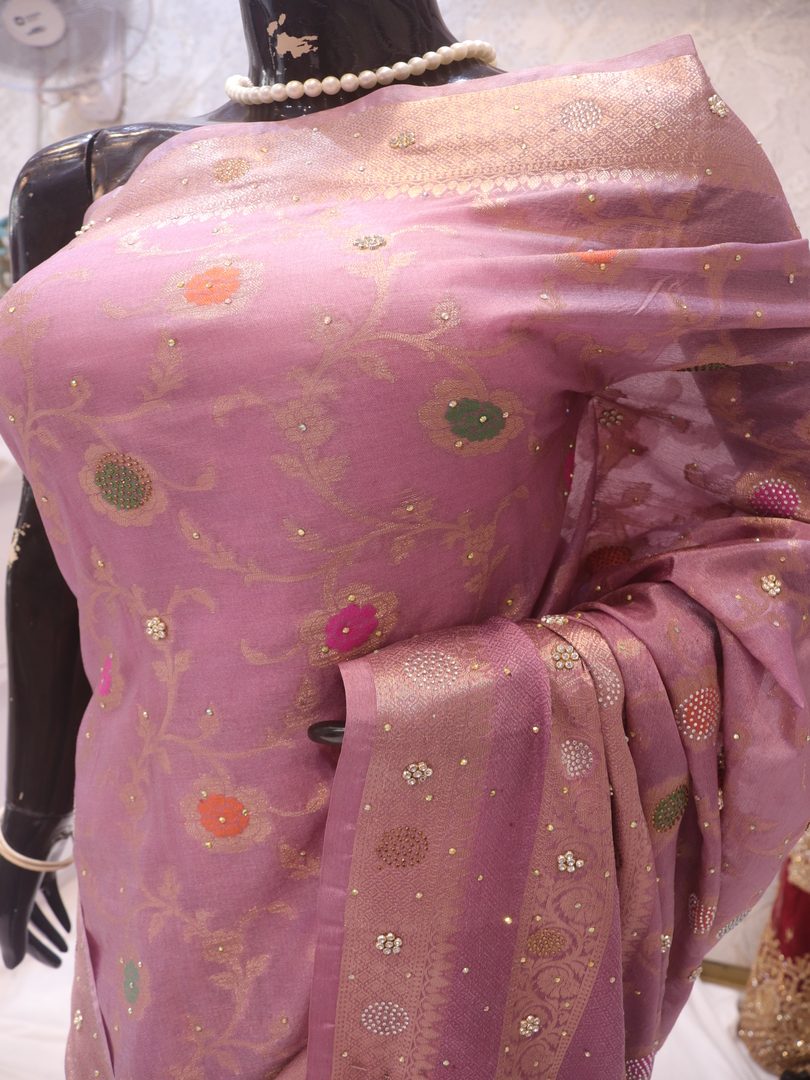 “The Lilac” Premium Banarasi Silk Saree