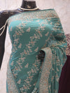 “The Winter Green” Premium Designer Saree